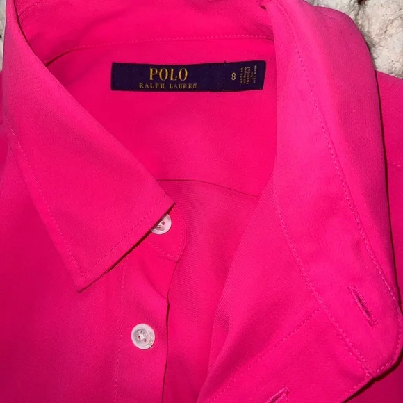 Ralph Lauren Fuchsia Long Sleeve Dress - Picture 3 of 11